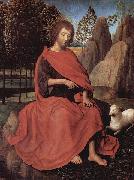 Hans Memling Der Hl  Johannes der Taufer oil on canvas